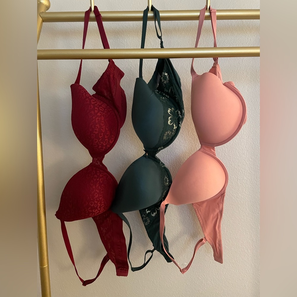 Victoria’s Secret 36DD Lightly Lined Full Coverage T-Shirt Bras (Set of 3)
